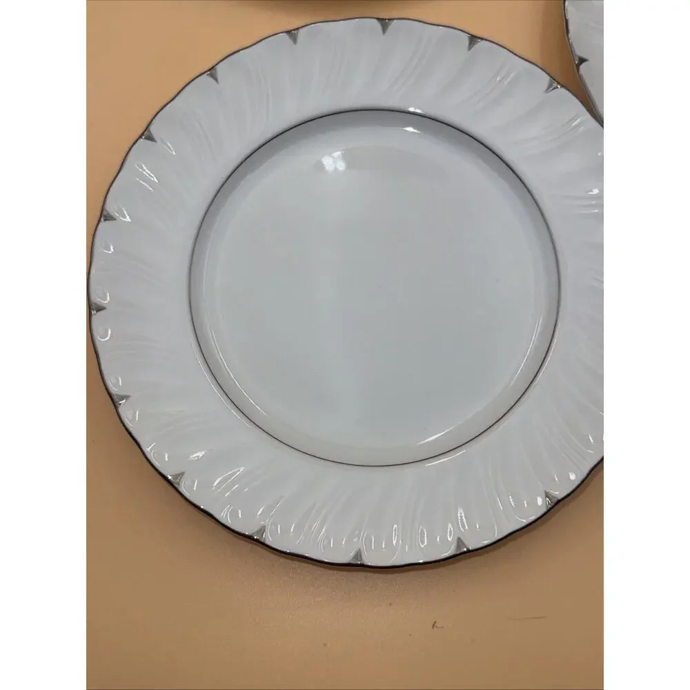 Set of 8- Vintage Salad Plates Harmony House Heirloom Fine China #3512, 7 1/2